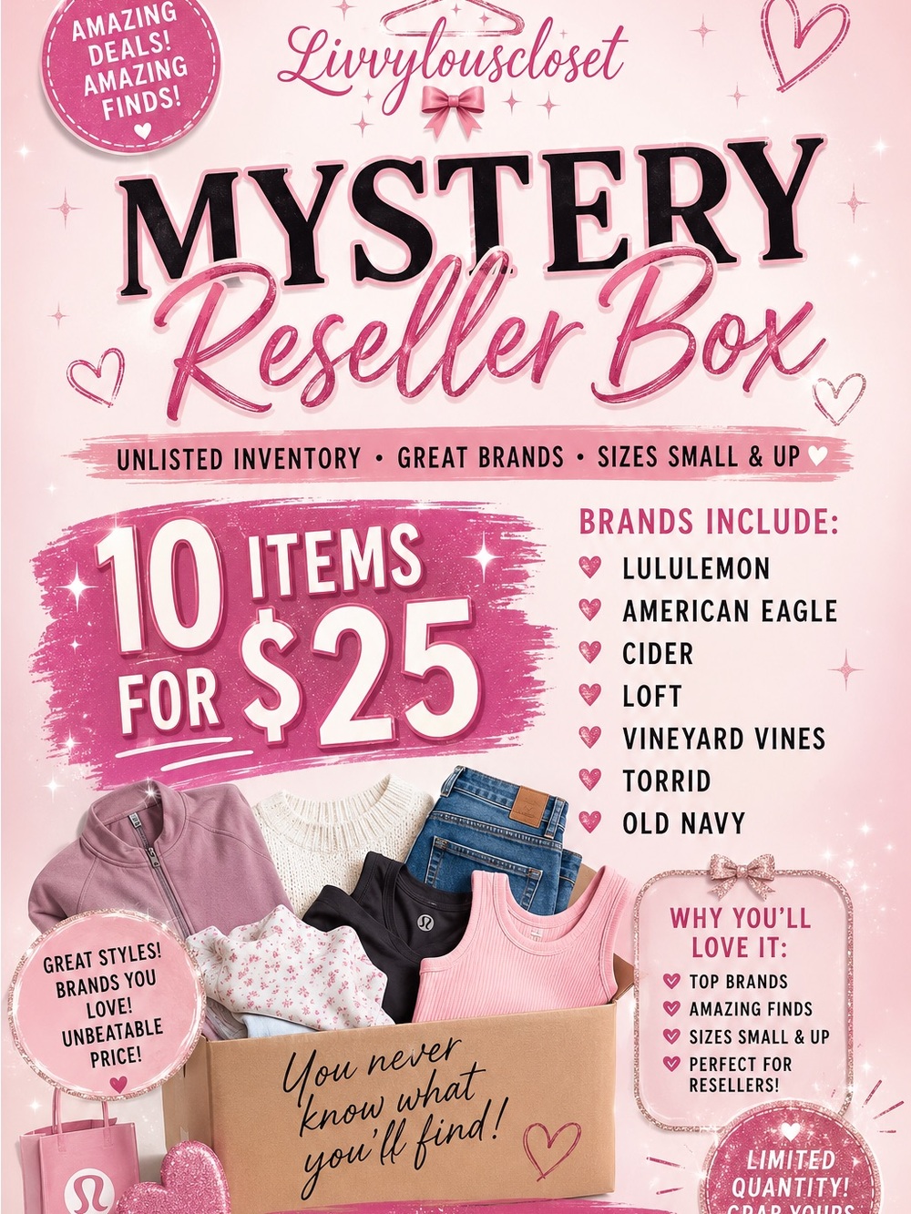 Mystery Reseller Box - women’s clothing